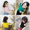 2018夏服新品韓国子供服　女の子　無地　5色　ＴシャツD