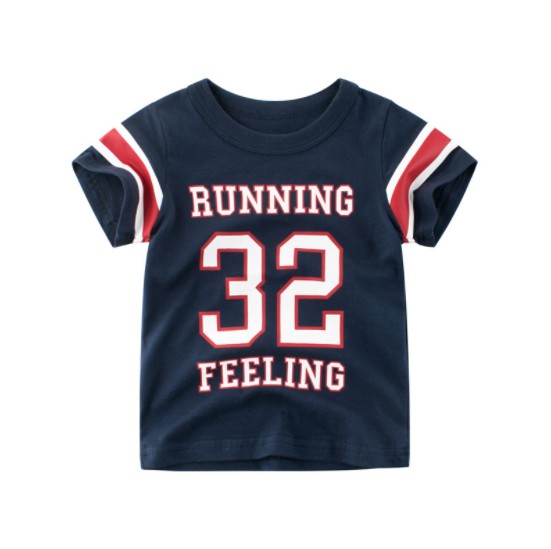 2019夏服新作韓国子供服　男の子　英文字柄　半袖Ｔシャツ