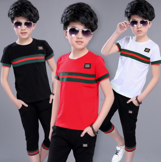 2019夏服新作韓国子供服　男の子　人気　上下セット