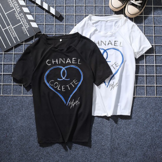 2019夏服大人服　CHNAEl　2色　半袖Ｔシャツ