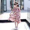 2019夏服新作韓国子供服　女の子　花柄　ワンピース