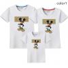 2019夏服新作韓国子供服　ミキー柄　親子　半袖Ｔシャツ