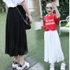 2019夏服新作韓国子供服　女の子　シフォン　ロングスカート