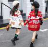 2019冬服新作韓国子供服　女の子  英文字柄　セーター