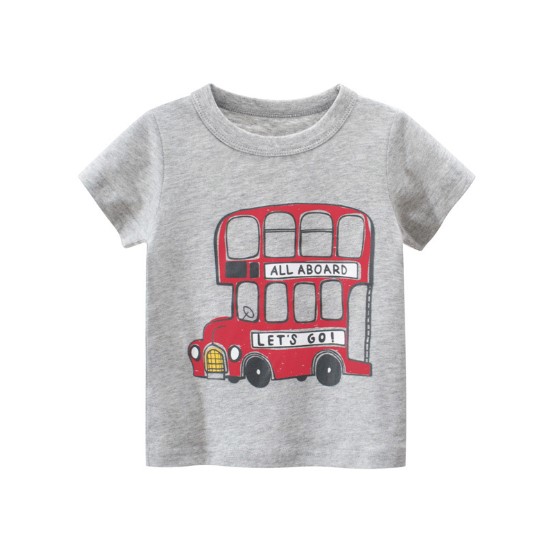 2020夏服新作韓国子供服　男の子　car　半袖ｔシャツ