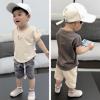 2020夏服新作韓国子供服　男の子　boy柄　上下セット 