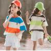 2020夏服新作韓国子供服　女の子　ミキー柄　ボーダー　半袖ｔシャツ