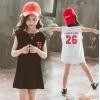 2020夏服新作韓国子供服　女の子　かわいい　ロングｔシャツ