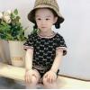 2020夏服新作韓国子供服　女の子　DG柄　上下セット