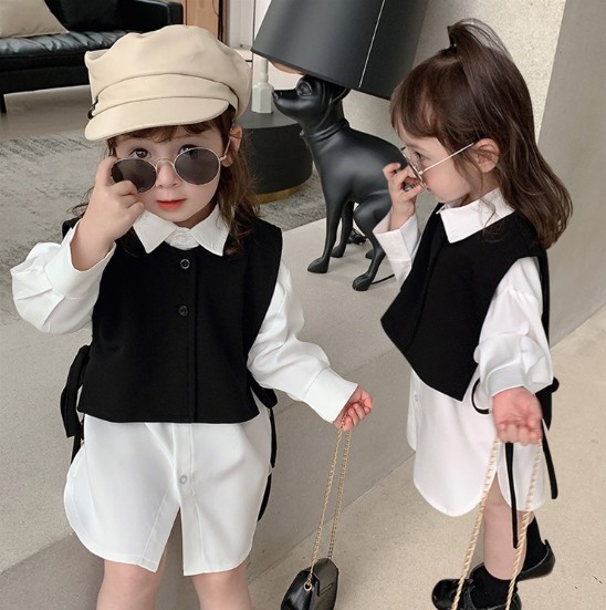 2020秋服新作韓国子供服　女の子　かわいい　２点セット