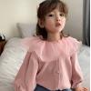 2020秋服新作韓国子供服　女の子　レース　3色長袖Ｔシャツ