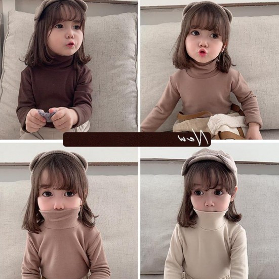 2020秋冬服新作韓国子供服　女の子　3色　長袖ｔシャツ