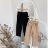 2020冬服新作韓国子供服　女の子　リボン付き　2色ズボン