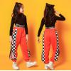 2021春服新作韓国子供服　女の子　チェック柄　ズボン