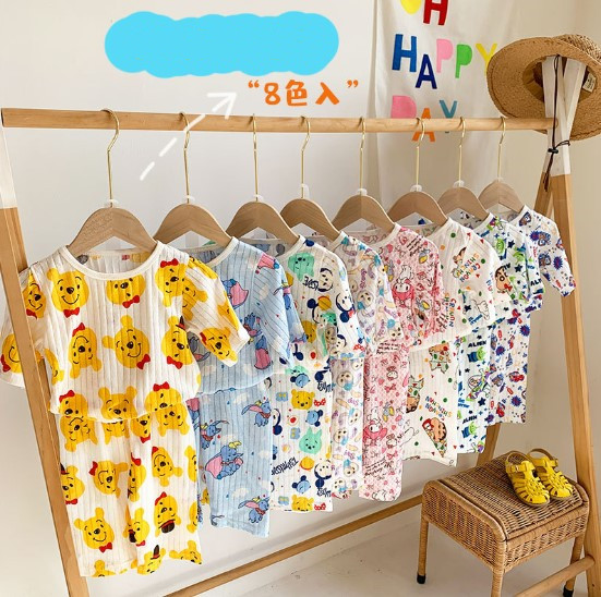 2021夏服新作韓国子供服　かわいい　8色　パジャマ