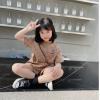 2021夏服新作韓国子供服　男女兼用  かわいい　上下セット