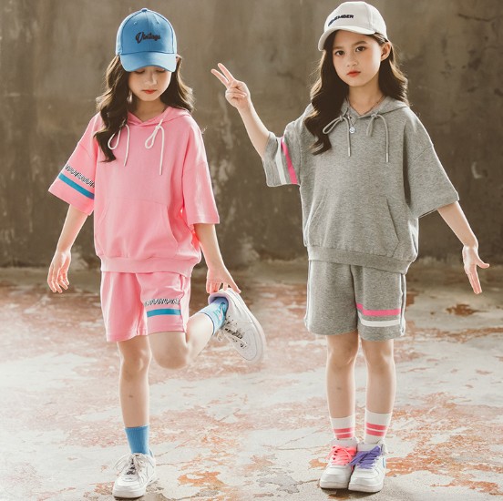 2021夏服新作韓国子供服　女の子　スポーツ　上下セット