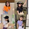 2021夏服新作韓国子供服　女の子　4色　半袖ｔシャツ