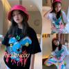 2021夏服新作韓国子供服　女の子　2色　半袖ｔシャツ