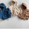 2021秋冬服新作韓国子供服　男女兼用  デニム生地　コート