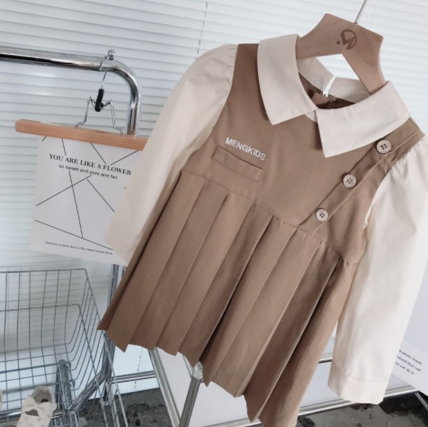 2022春服新作韓国子供服　女の子　かわいい　ワンピース