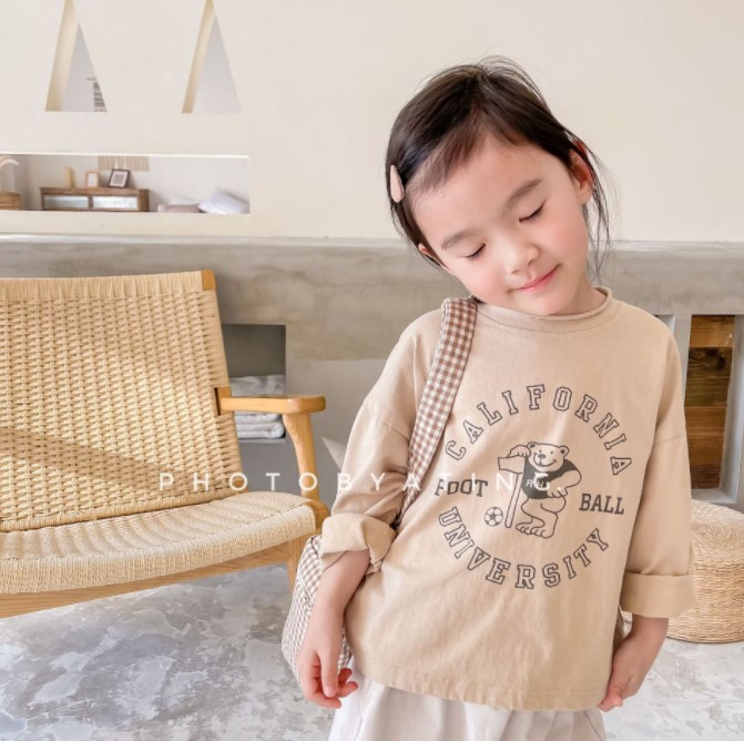 2022春服新作韓国子供服　女の子　かわいい　長袖ｔシャツ