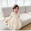 2022春服新作韓国子供服　女の子　レース　ワンピース