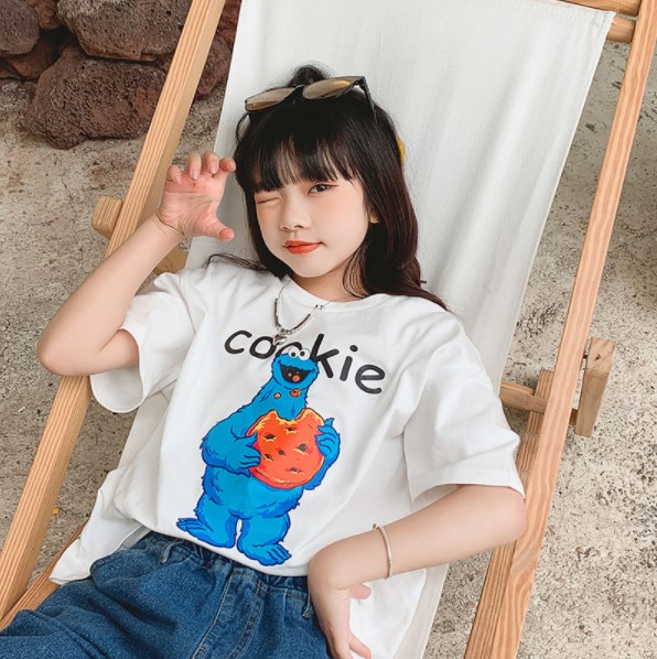 2022夏服新作韓国子供服　女の子　3色　半袖Ｔシャツ