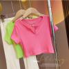 2夏服新作韓国子供服　女の子  3色　半袖Ｔシャツ