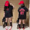 2022夏服新作韓国子供服　女の子　英字ロゴ　ロングＴシャツ