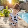 2022夏服新作韓国子供服　女の子　ドット柄　水着