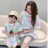 2022夏服新作韓国子供服　女の子　Smile柄　半袖Ｔシャツ