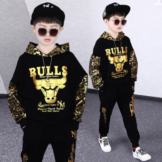 2022秋服新作韓国子供服  男の子　かっこいい　上下セット