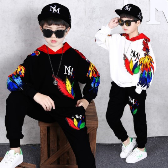 2022秋服新作韓国子供服  男の子　かっこいい　上下セット