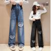 2023春服新作韓国子供服　女の子　デニムパンツ　ジーンズ