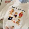 2023春服新作韓国子供服　男の子　くまちゃん柄　長袖Ｔシャツ