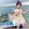 2023夏服新作韓国子供服　女の子  花柄　ワンピース