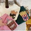 2023夏服新作韓国子供服　男の子　ポテトチップス　半袖ｔシャツ