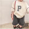 2023夏服新作韓国子供服　女の子  P柄　半袖tシャツ