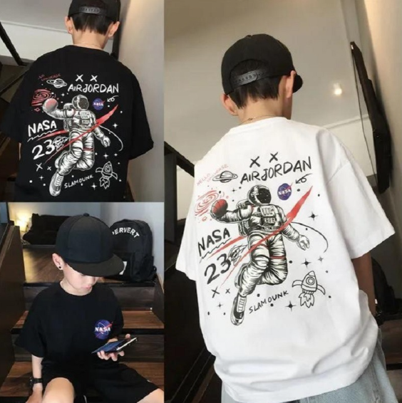2023夏服新作韓国子供服　男の子　かっこいい　半袖tシャツ