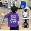 2023夏服新作韓国子供服　男の子　英字ロゴ　半袖Ｔシャツ
