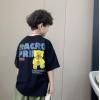 2023夏服新作韓国子供服　男の子　くまちゃん柄　半袖Ｔシャツ