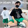 2023夏服新作韓国子供服  男の子　くまちゃん柄　半袖tシャツ
