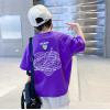 2023夏服新作韓国子供服　男の子　英字ロゴ　半袖tシャツ