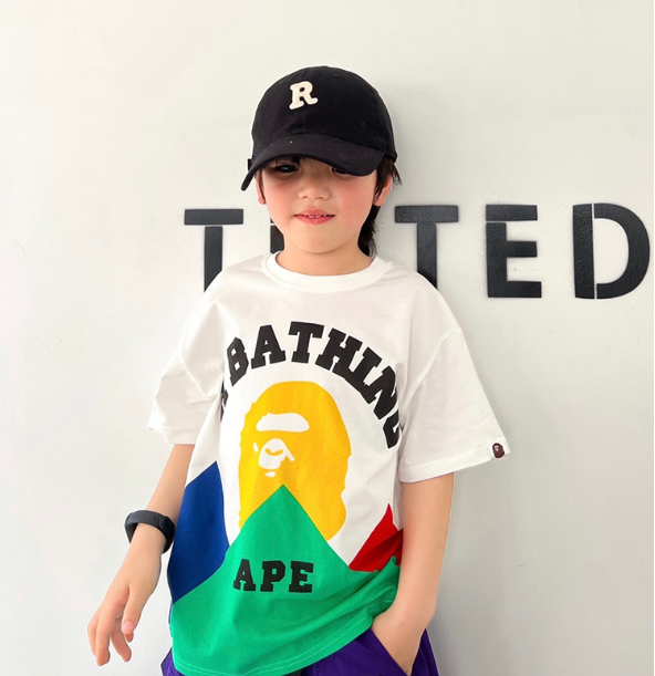 2023夏服新作韓国子供服　男の子　人気柄　半袖ｔシャツ