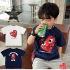 2023夏服新作韓国子供服　男の子　人気柄　半袖Tシャツ