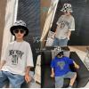 2023夏服新作韓国子供服　男の子　NEWYORK　半袖Tシャツ