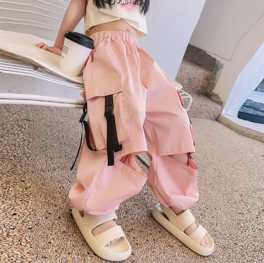 2023夏服新作韓国子供服　女の子　ダンスパンツ