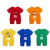 ベビー服 ロンパース 半袖 純綿 tシャツ オールインワン 
