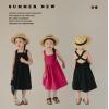 2023夏服新作韓国子供服　女の子　無地　ワンピース